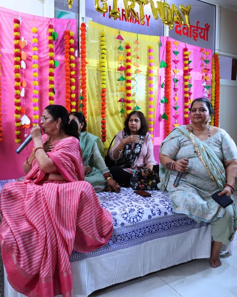 Women participating in a celebration at Saksham by Kriti