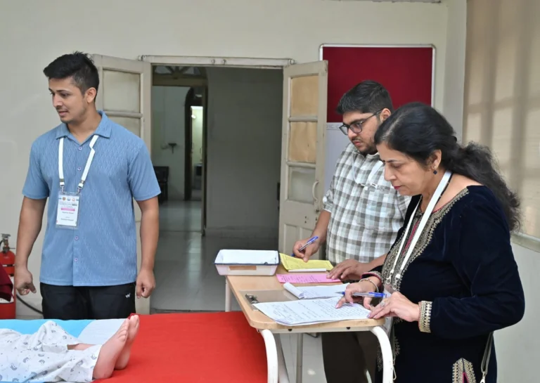 Participants attending an educational session at Saksham by Kriti