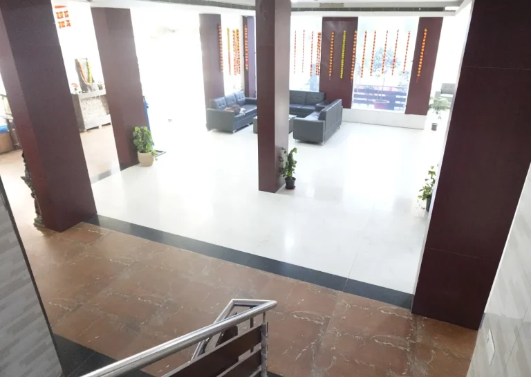 Entrance and lobby area at Saksham by Kriti in Gurgaon