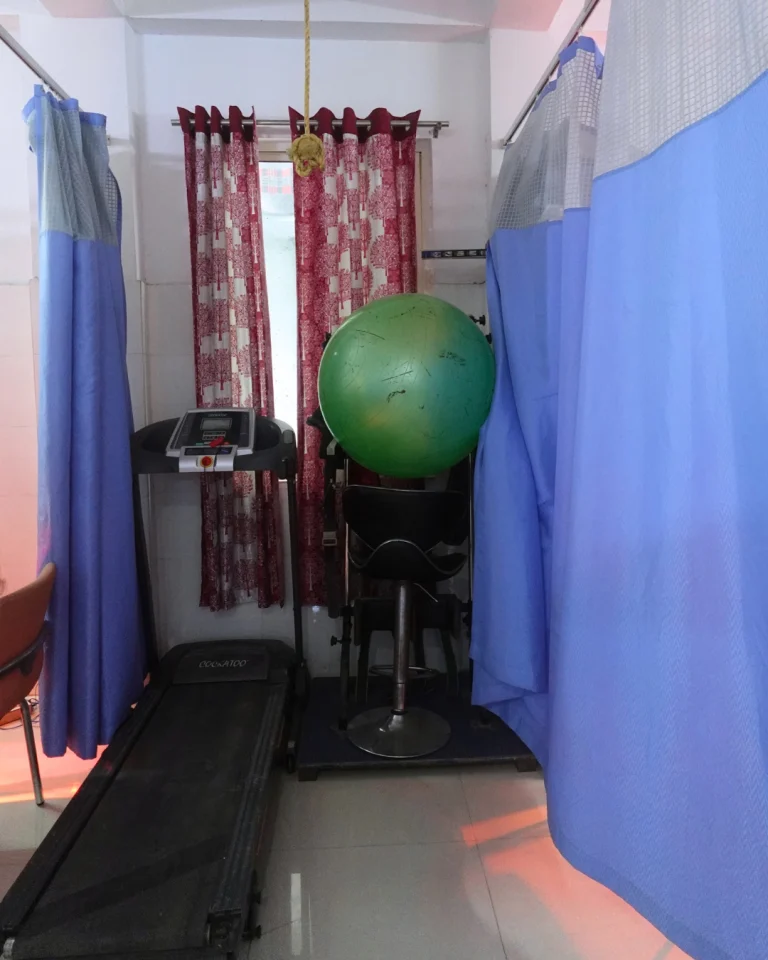 Physiotherapy and exercise equipment at Saksham by Kriti